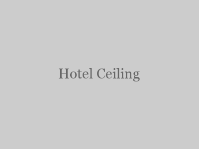 Hotel interior ceiling using aluminum square tubes